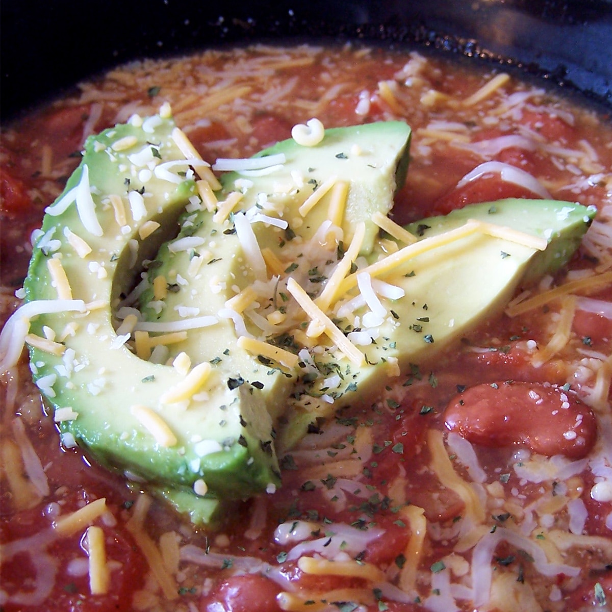 taco-ish soup featured