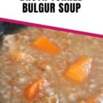 bulgur soup pin