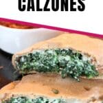 spinach calzones pin