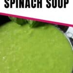 spinach soup pin
