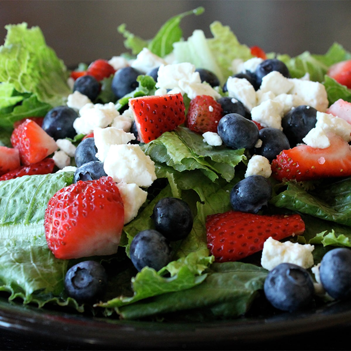 blue sweet summer salad featured