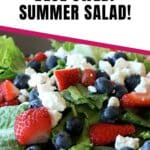 blue sweet summer salad pin