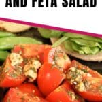 tomato and feta salad pin