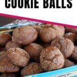 molasses cookie balls pin