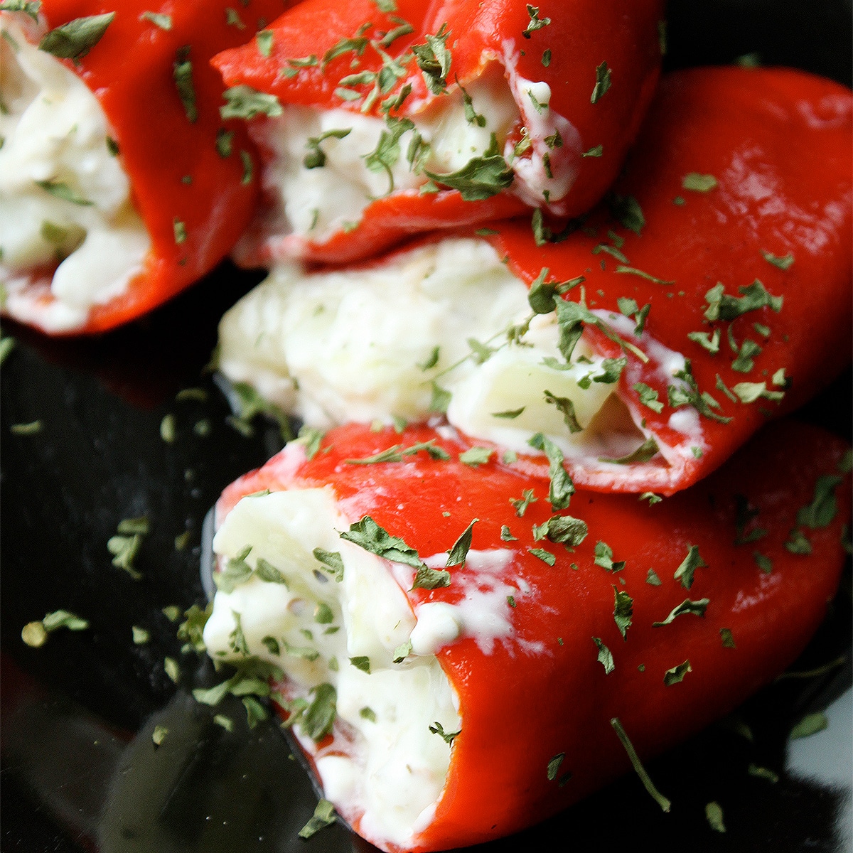 red peppers stuffed featured