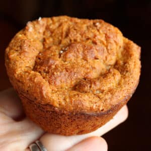 roasted butternut squash muffins featured
