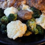 roasted broccoli & cauliflower featured
