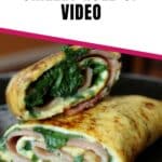 spinach ham omelet pin