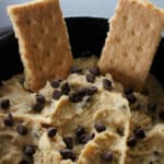 chocolate chip cookie dough dip featured
