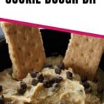 chocolate chip cookie dough dip pin