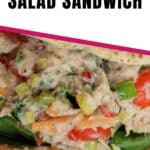 leftover turkey salad sandwich pin