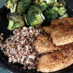 pistachio and bran crusted tilapia featured