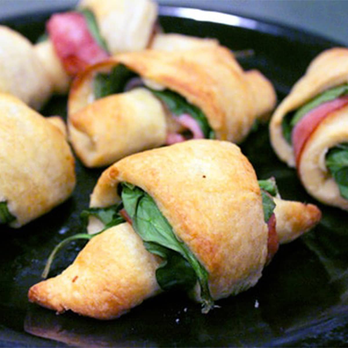 cheese crescent roll ups featured