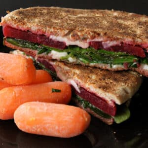 grilled beet sandwich featured