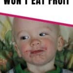 the kid who wont eat fruit pin