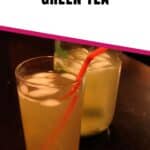 arnold palmer ish green tea pin