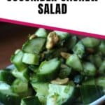 thai inspired cucumber cashew salad pin