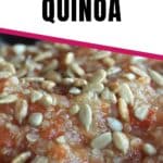 grapefruit quinoa pin