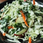 apple spinach slaw featured