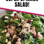 super spinach salad pin