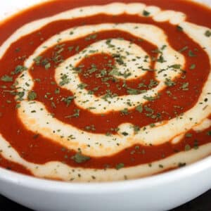 red pepper soup featured