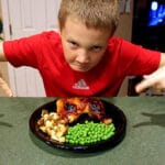 Teaching Kids How to Cook: Sweet Chicken Legs with Potatoes and Peas