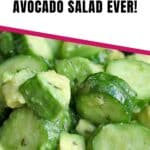 avocado cucumber salad pin