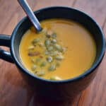 roasted butternut squash soup featured