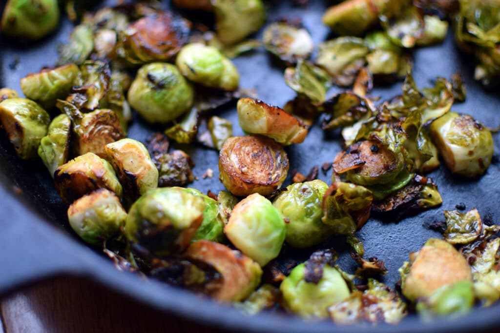 skillet brussels sprouts