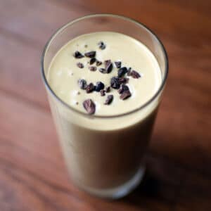 peanut butter protein bliss smoothie featured