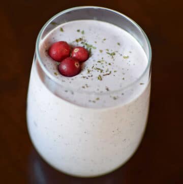 cranberry smoothie featured