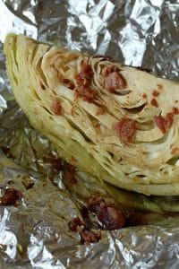 Roasted Grilled Cabbage Portrait