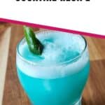 blue agave sour a cocktail recipe pin