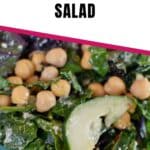 cucumber and chickpea salad pin