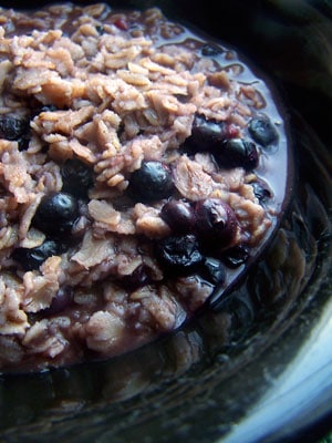 Old Fashioned Blueberry Oatmeal