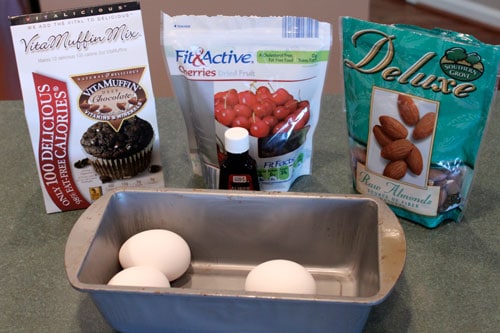 Chocolate Cherry Almond Vita-Loaf - ingredients