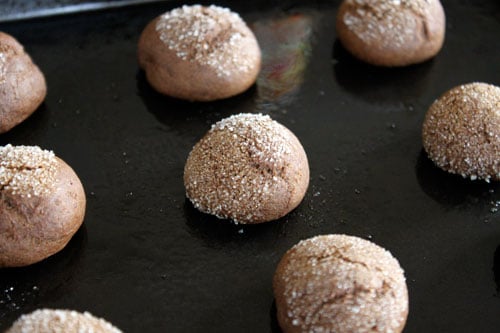 Molasses Cookie Balls - after