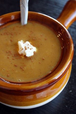 Curried Sweet Potato and Apple Soup