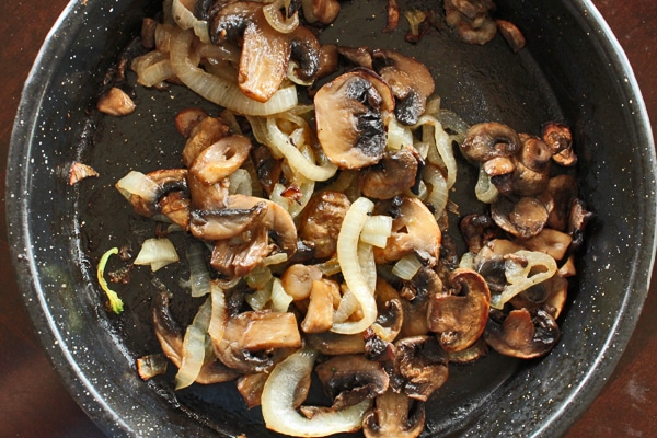 Grilled Mushroom and Onion Topper After