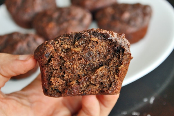 Inside the Flour-less Chocolate Cupcakes