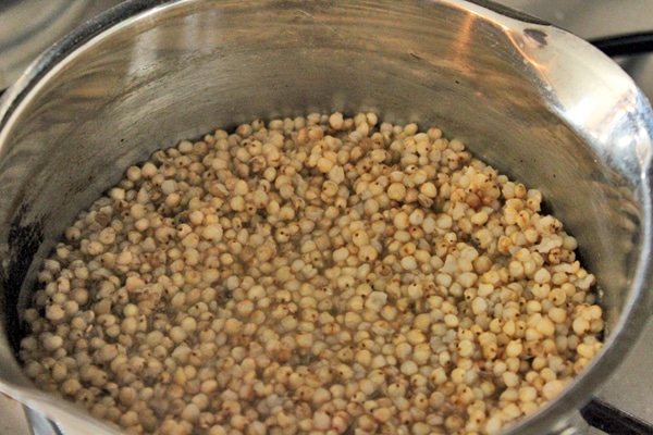 sorghum cooked