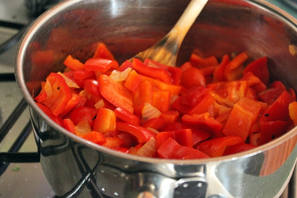 cooking peppers