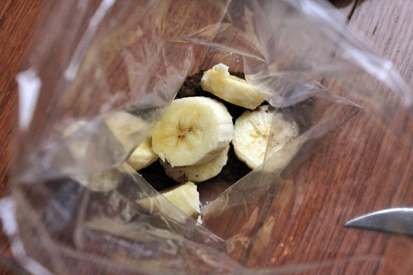 Banana cocoa in Bag