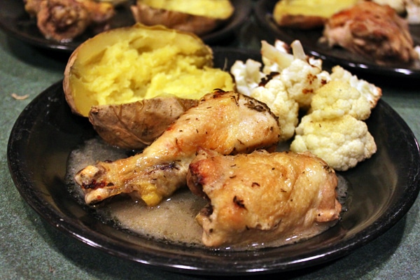 Clementine and White Wine Braised Chicken - Plated