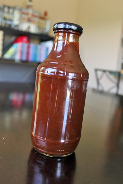Jar of Homemade BBQ Sauce