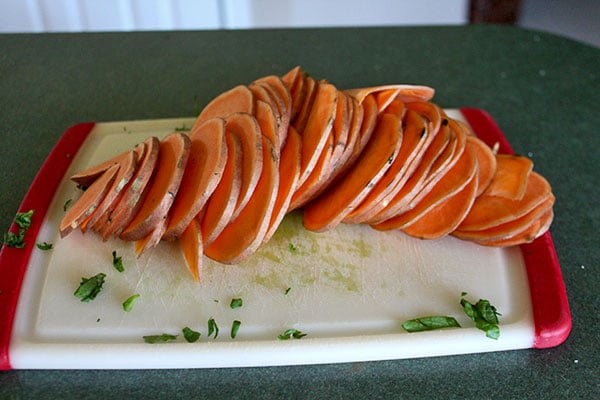 Sliced Sweet Potato
