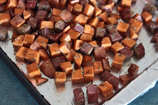 Roasted Sweet Potatoes and Ham - Step 2