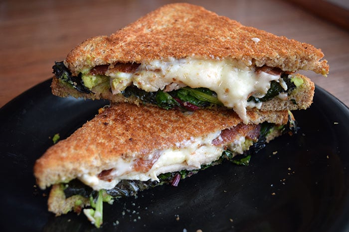 Grilled Cheese with Avocado and Chicken