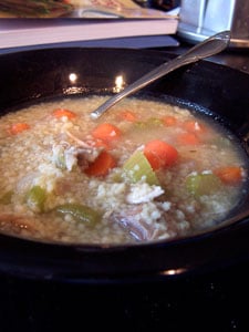 Simple Turkey Soup with Whole Wheat Couscous 2