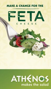 July is ATHENOS Feta Cheese Month!  